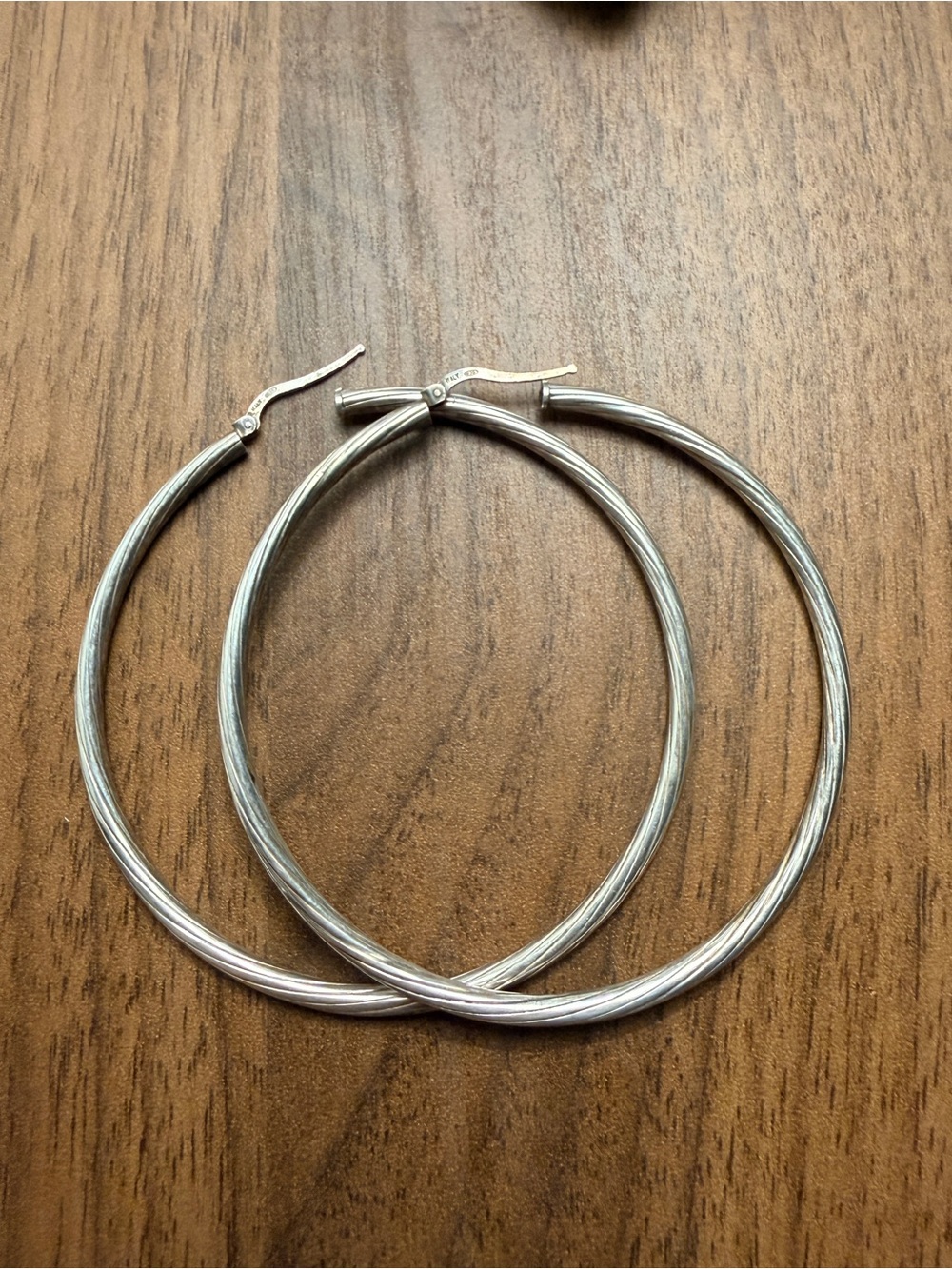Sterling Silver 925 Hoop Earrings - jewelry
